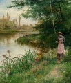 A Walk by the River Alfred Glendening JR scenery